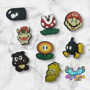8. Super Mario Croc Charms Set